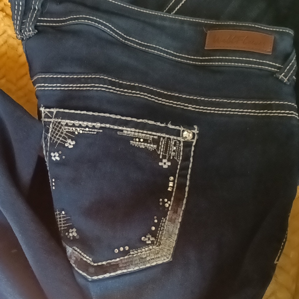 Wallflower luscious curvy fit  dark wash jeans plus size 24
